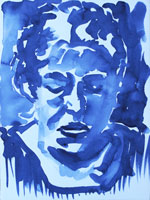 Stana08, Portrait, Aquarell